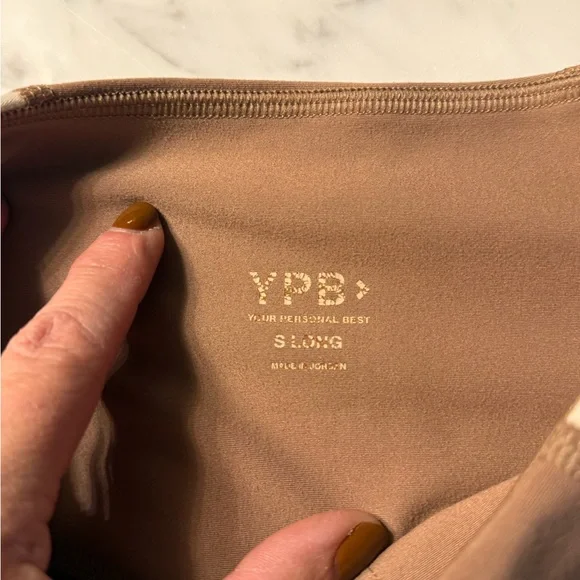 YPB Abercrombie Curve Love sculptLUX Slim leggings Tank Women's small two tone - Picture 2 of 5